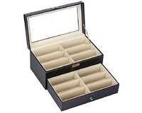 Планшет для демонстрации оправ и очков настольный на 12 мест с выдвижным ящиком