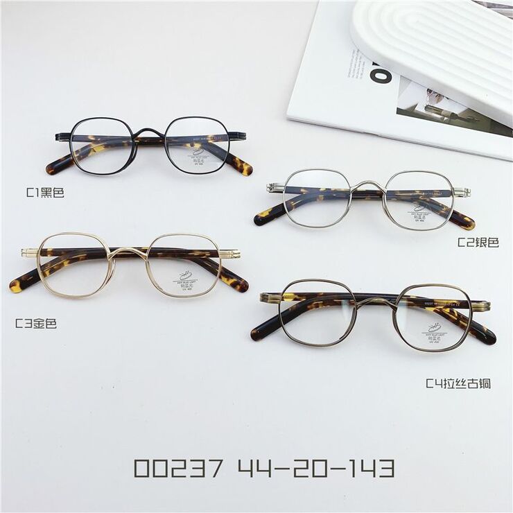 Оправа гибридная, металл + TR90, линзы с Blue Block покрытием SANTA 00237