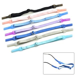 Шнурок-резинка - фиксатор для очков эластичный с регулируемой длиной, 31.3 см, крепление - Ø4 мм