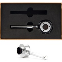 Клиновидная призма (призма Рисли) с красным фильтром Мэддокса FSK-JCJ портативная с металлической ручкой и в алюминиевой кейсе