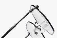 Metal eyeglasses for reading V8600 with blue ray cut protection, diopters from 0.00 to -6.00, not centered