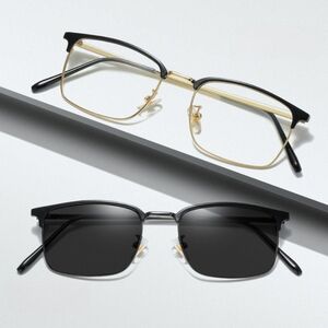 Очки фотохромные металлические с защитой от синего света L9186