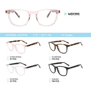 Plastic acetate eyeglasses frame for women WD1395