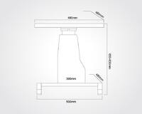 Моторизованный стол с электроподъёмным механизмом WZ-3E