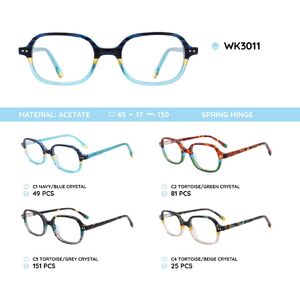 Acetate plastic frames for kids WK3011
