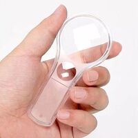 Magnifier, magnifying glass with handle 88073-XX, diameter: 50 mm, magnification: 5X, 10X