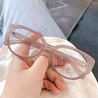 Plastic TR90 glasses with Blue ray cut, with case, KY27005