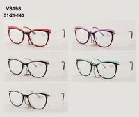 Ready-made plastic frame glasses for women Vizzini V8198, diopters from -4.00 to +4.00