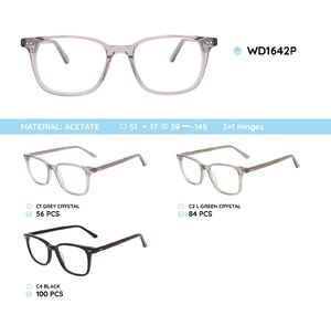 Plastic acetate eyeglasses frame WD1642P
