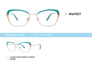 Оправа металлическая, с флексом MW7017