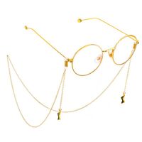 Metal non-slip chain, with zipper, for glasses and masks GL267