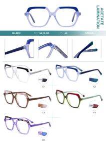 Оправа пластиковая из ламинированного многослойного ацетата с флексом Big City BL-2812