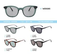 Acetate plastic frames polarized sunglasses WD5085