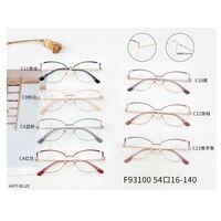 Оправа металлическая с защитой от синего света и флексами MAMO F93100