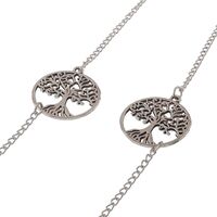 Silver-colored metal non-slip chain, with the tree of life, for glasses and masks GL048