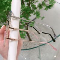 Оправа комбинированная (металл + TR90) с линзами Blue Ray Cut и флексами MAMO F93055