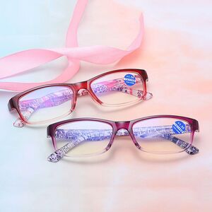Plastic reading glasses 8022女士 with Blue ray cut protection, from +1.00 to +4.00, RMC=62-64