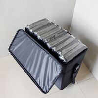 Передвижной бокс (ящик, чемодан, кейс, кофр, органайзер, витрина) на колёсах для оправ и очков на 108 мест JS-C240303