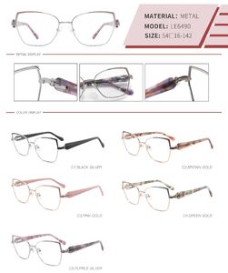 Оправа металлическая с флексом LE6490-DA