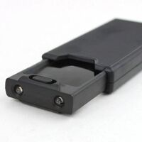 Folding magnifier with universal backlight 9581-XX, dimensions: 60*32 mm, ⌀9 mm. Magnification: 2,5Х, 45Х