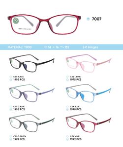 TR-90 plastic frames for kids 7007TR