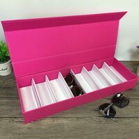 Планшет настольный для демонстрации оправ и очков на 9 мест с крышкой на магните 0208 (I-1-3, AQ009)