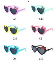 Polarized silicone sunglasses with UV400 protection for kids T22066