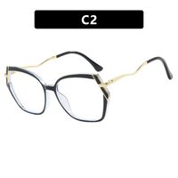 Plastic TR90 glasses with blue light protection for women TR87199-TR5036-PN