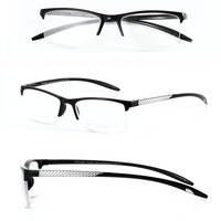Semi-rimless plastic eyeglasses for reading YL-6184