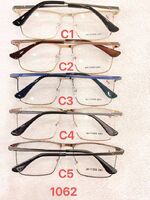 Metal frame for glasses with spring hinges Defile D1062