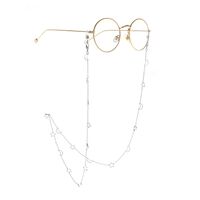 Metal non-slip chain, with star and moon, for glasses and masks GL693