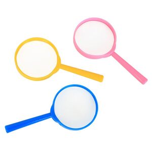 Лупа детская, увеличительное стекло с ручкой 1004-XX, диаметр: 60 мм, увеличение: 3X