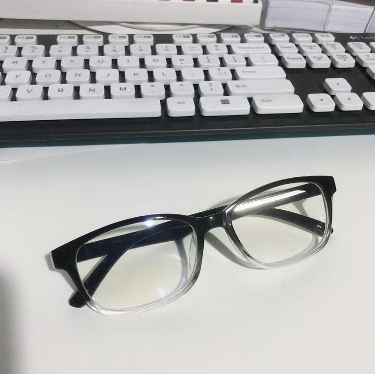 Plastic glasses with Blue ray cut protection KY3028-4