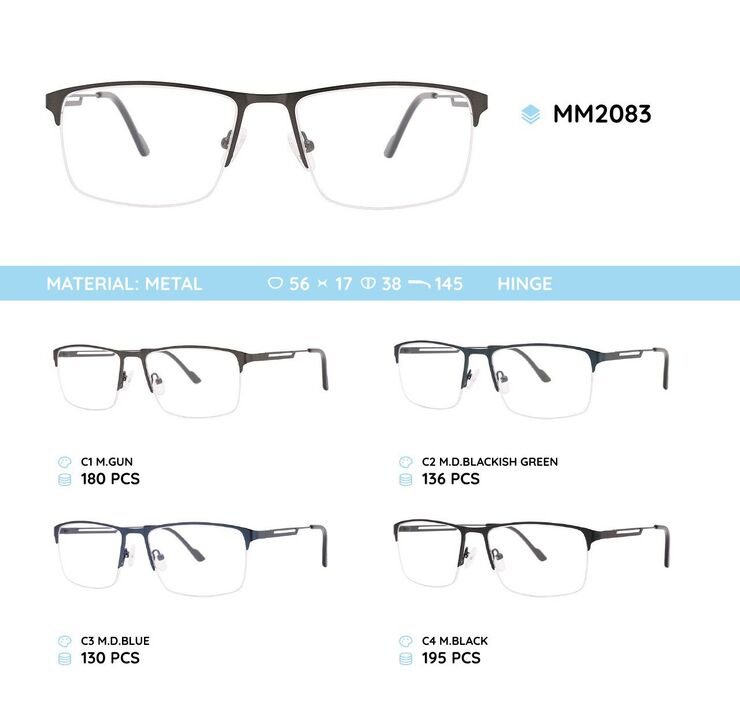 Metal nylor men's frame for glasses MM2083
