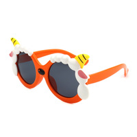 Polarized silicone sunglasses with UV400 protection for kids T22061