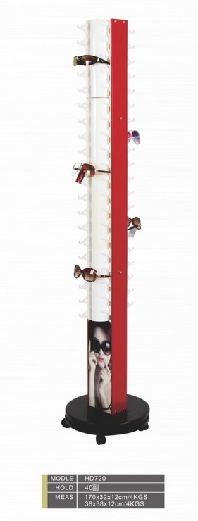 Compact lightweight stand for glasses without locks HD720