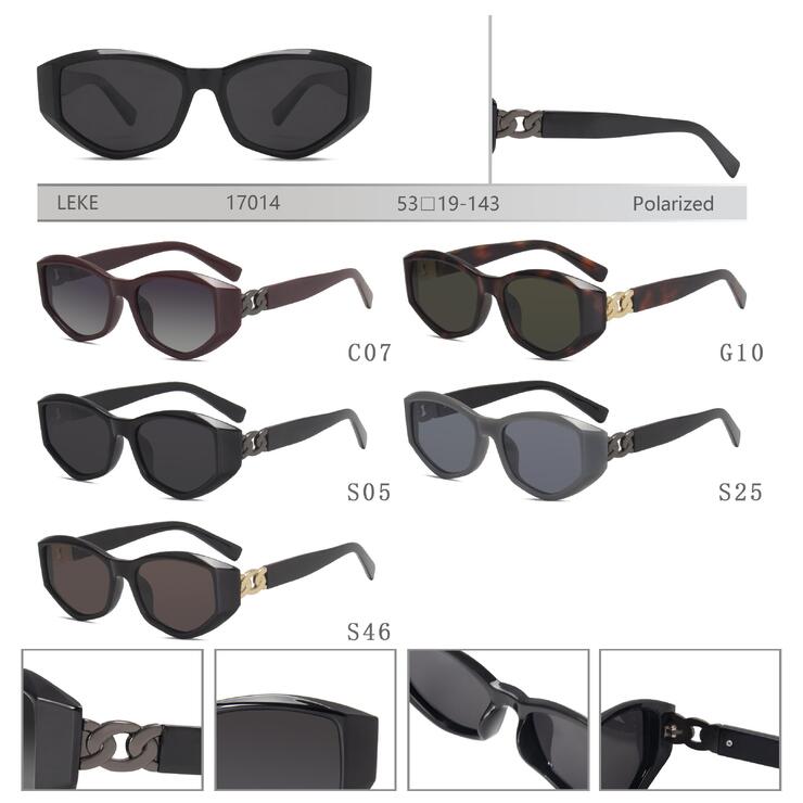 Polarized plastic sunglasses for women Leke LK17014