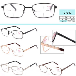 Очки мужские металлические с флексами Vizzini V7017, диоптрии +0,75 до +4,00/+6.00 (шаг 0,25/0,50); -1,00 до -3,00/-8,00 (шаг 0,25/0,50), ли