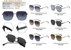 Polarized metal sunglasses Rianova PS2135
