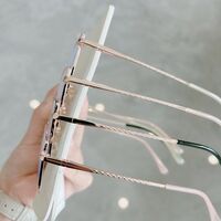 Metal frame MAMO with Blue Ray Cut protection lenses and flex F93039