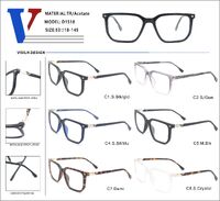 Оправа пластиковая из ацетата TR90 + металл с флексом D1518-DA