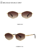 Sunglasses Elit metal with chain 310
