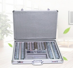 Меднабор из 266 пробных линз в металлических оправах в алюминиевом кейсе WZ-YG3 класс А, B