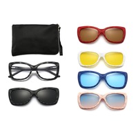 El Dorado frames with polarized sunshades set (clip-on) on magnet 2355D (5 pieces) 