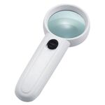 Magnifier with universal backlight, magnifying glass with handle 6B-3-XX, diameter 48 mm, magnification: 5Х
