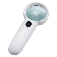 Magnifier with universal backlight, magnifying glass with handle 6B-3-XX, diameter 48 mm, magnification: 5Х
