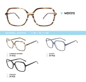 Plastic acetate eyeglasses frame for women WD1515