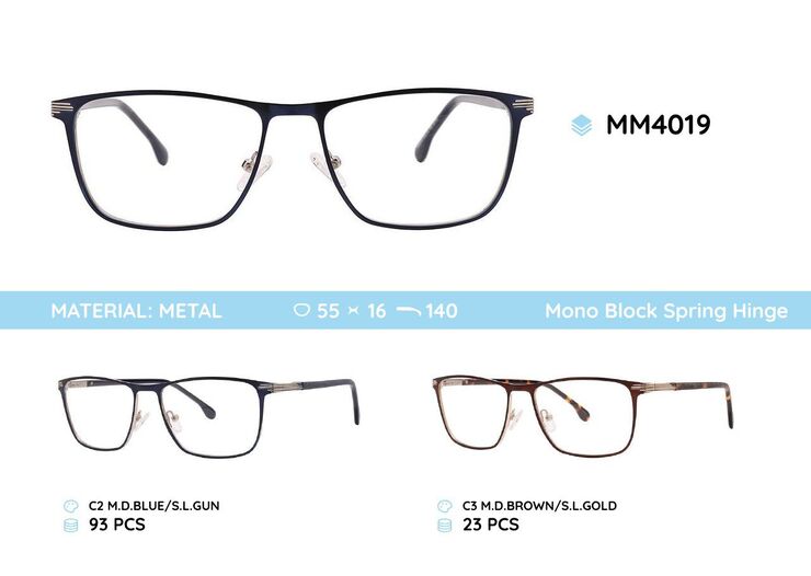 Оправа для очков металлическая мужская MM4019