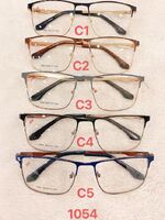 Metal frame for glasses with spring hinges Defile D1054