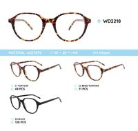Plastic acetate eyeglasses frame for women WD2218
